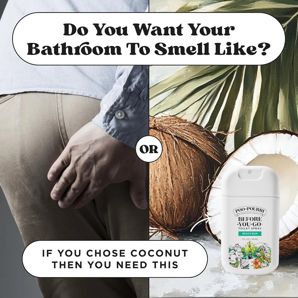 Pocket Toilet Spray Beach Bum