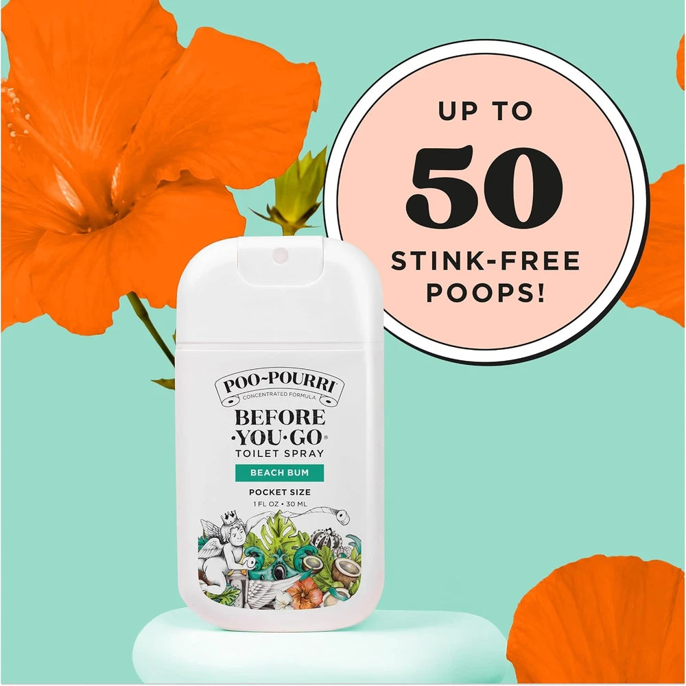 Pocket Toilet Spray Beach Bum