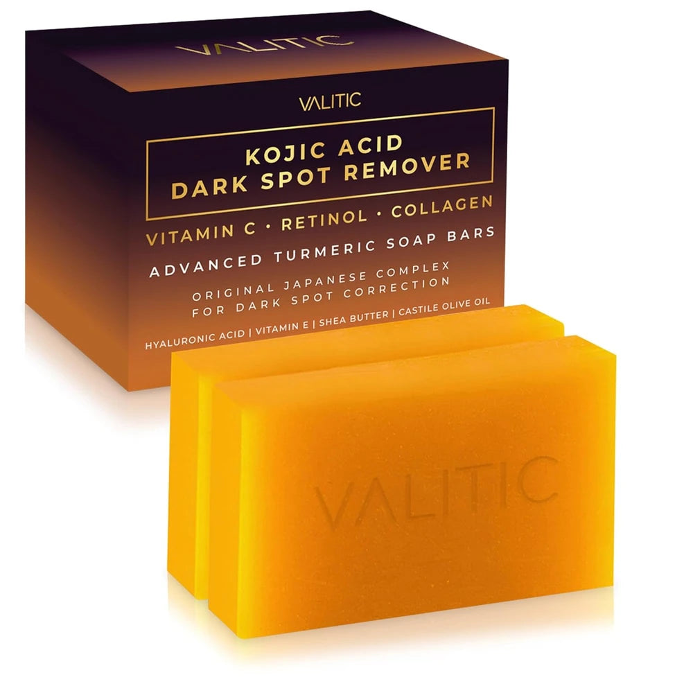 VALITIC Kojic Acid Turmeric Soap Bar