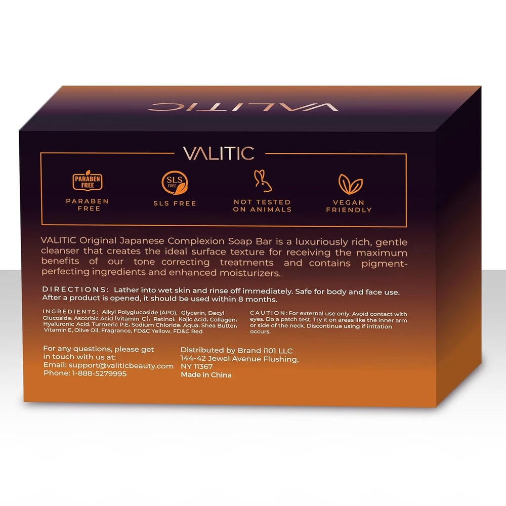 VALITIC Kojic Acid Turmeric Soap Bar