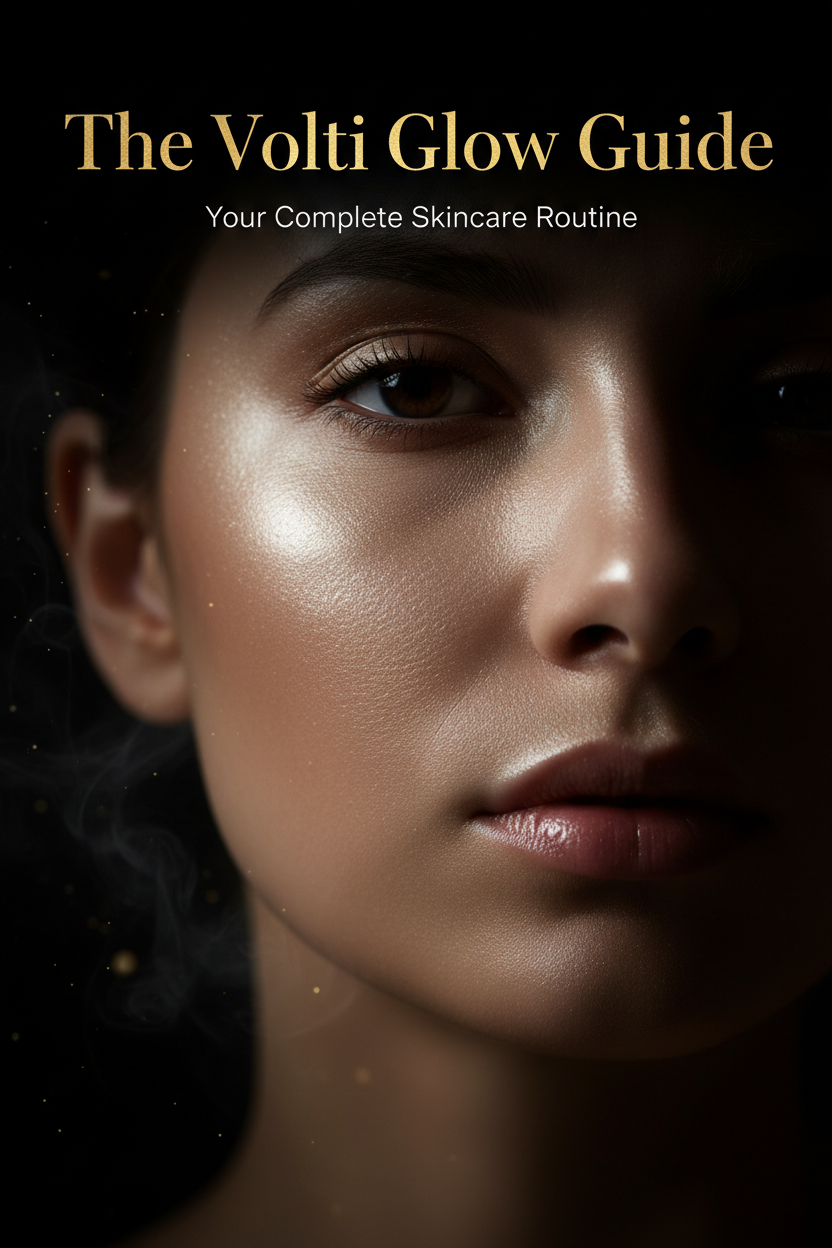 The Volti Glow Guide skincare ebook cover